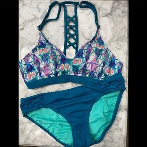 Title Nine Rip Tide Bikini - Stained Glass